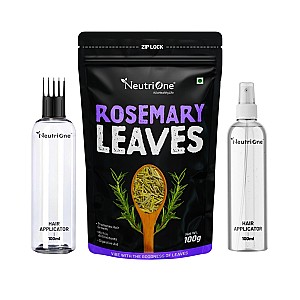 Rosemary Dried Leaves for Hair Growth|With 100ml Spray Bottle |100ml Comb Bottle (100 g)