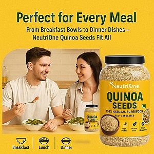 Quinoa Seeds White for Weight Loss Management, Rich in Protein, Fiber, Iron Quinoa (500 g)