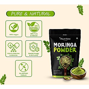 Moringa Powder 200gm | 100% Pure & Natural | Superfood for Immunity & Energy (200 g)
