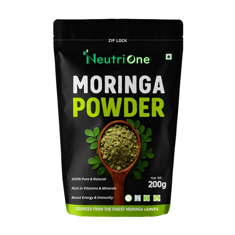 Moringa Powder 200gm | 100% Pure & Natural | Superfood for Immunity & Energy (200 g)