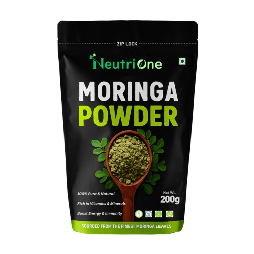 Moringa Powder 200gm | 100% Pure & Natural | Superfood for Immunity & Energy (200 g)