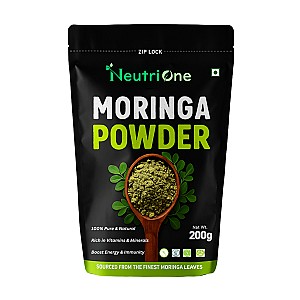 Moringa Powder 200gm | 100% Pure & Natural | Superfood for Immunity & Energy (200 g)