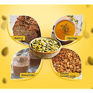 Raw Pumpkin Seeds for Boost Immunity With Fiber,Protein,Fat,Calcium,Magnesium Pumpkin Seeds (3 x 200 g)