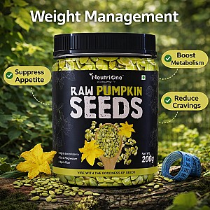 Raw Pumpkin Seeds for Boost Immunity With Fiber,Protein,Fat,Calcium,Magnesium Pumpkin Seeds (200 g)