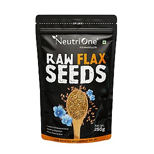 Raw Flax Seeds for weight loss management, High Fiber, Protein, Calcium, Zinc Brown Flax Seeds (250 g)