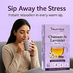 Tea for Stress Relief | 100% Better Sleep & Calming Loose Leaves Herbal Tea Bags Box (4 x 25 Bags)