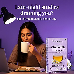 Chamomile Flower Tea Bags | Calming Herbal Tea for Sleep & Stress Relief Herbal Tea Bags Box (3 x 25 Bags)