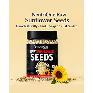 Raw Sunflower Seeds|Enriched with Protein,Fiber,Magnesium & Vitamin E|for eating Sunflower Seeds (200 g)