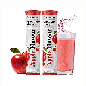 Apple Cider Vinegar 30 effervescent tablets for weight loss | Vitamin B6 & B12 (2 x 15 Tablets)