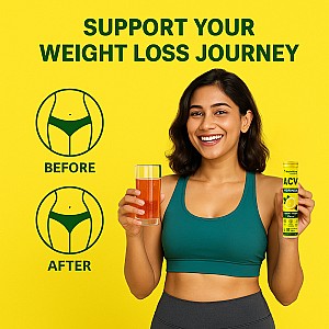 ACV Moringa (Lemon Masala)To Control Cravings,Apple Cider Vinegar,No Added Sugar (4 x 10 Tablets)