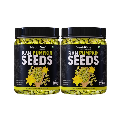 Raw Pumpkin Seeds for Boost Immunity With Fiber,Protein,Fat,Calcium,Magnesium Pumpkin Seeds (2 x 200 g)