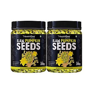 Raw Pumpkin Seeds for Boost Immunity With Fiber,Protein,Fat,Calcium,Magnesium Pumpkin Seeds (2 x 200 g)
