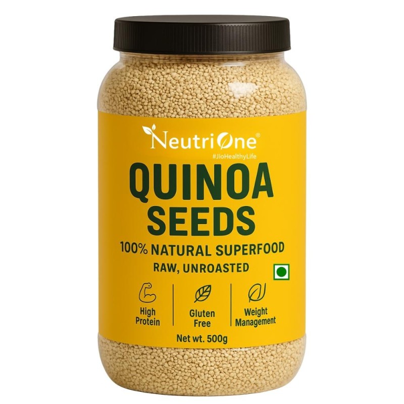Quinoa Seeds White for Weight Loss Management, Rich in Protein, Fiber, Iron Quinoa (500 g)