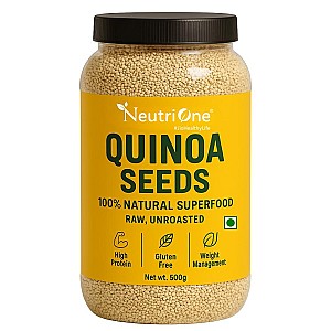 Quinoa Seeds White for Weight Loss Management, Rich in Protein, Fiber, Iron Quinoa (500 g)