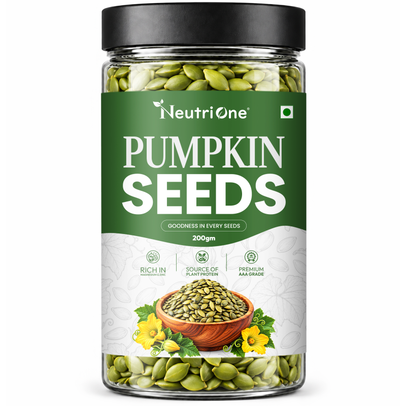 Raw Pumpkin Seeds for Boost Immunity With Fiber,Protein,Fat,Calcium,Magnesium Pumpkin Seeds (200 g)