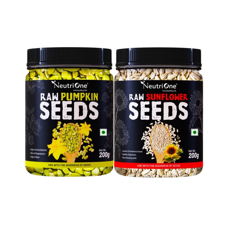 Immunity Booster Combo | Enriched Protein & Fiber |Essential Vitamins & Minerals Pumpkin Seeds, Sunflower Seeds (2 x 200 g)