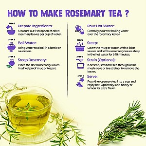 Rosemary Leaves Dried for Hair Growth|Skin Glow| With 100ml Spray Bottle (100 g)