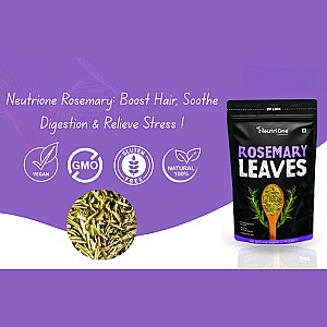 Premium Organic Rosemary Dried Leaves - 100% Pure & Natural (100 g)