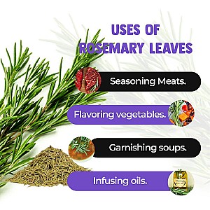 Rosemary Leaves Dried for Hair Growth |Skin Glow | Aromatic Herb for food (200 g)