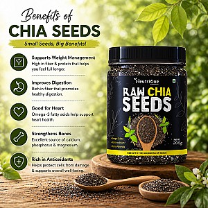 Raw Mixed Seeds Combo Enriched with Protein & Fiber for WeightLoss Immunity Gain Chia Seeds, Brown Flax Seeds, Pumpkin Seeds, Sunflower Seeds (4 x 200 g)