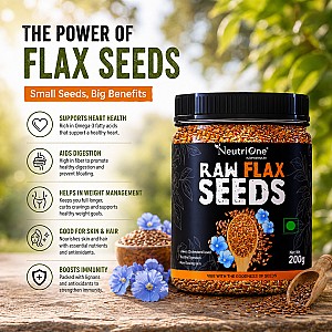 Raw Mixed Seeds Combo Enriched with Protein & Fiber for WeightLoss Immunity Gain Chia Seeds, Brown Flax Seeds, Pumpkin Seeds, Sunflower Seeds (4 x 200 g)